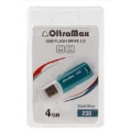 Флеш-накопитель USB  4GB  OltraMax  230  стальной синий